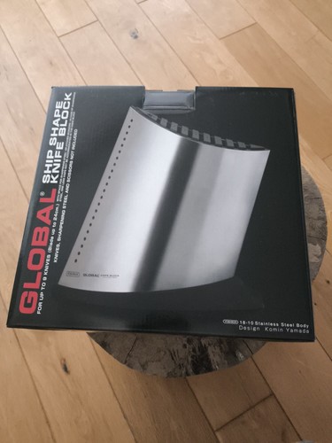 Global ship shape knife block - knife,
